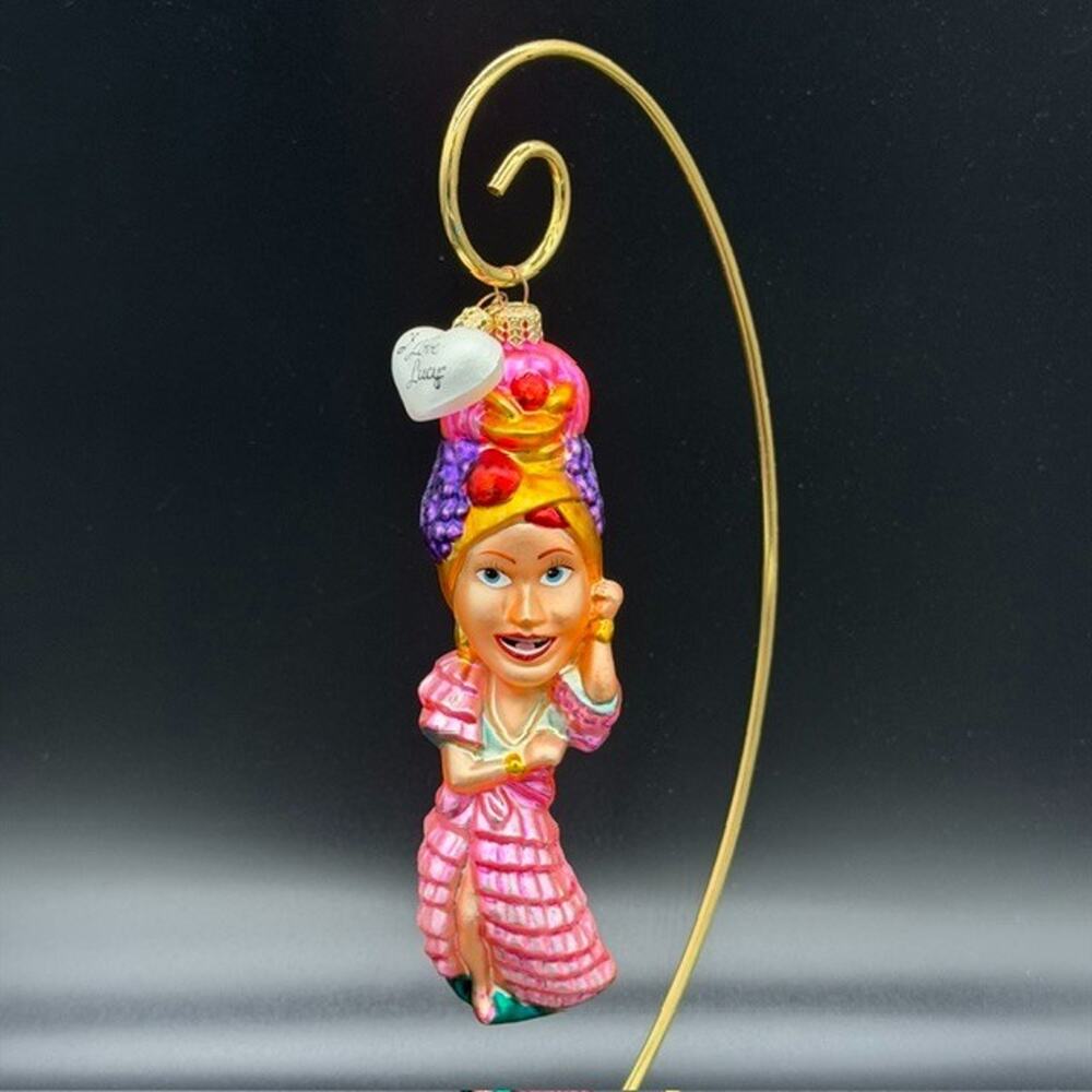 Christopher Radko "I Love Lucy" Carmen Miranda Glass Ornament